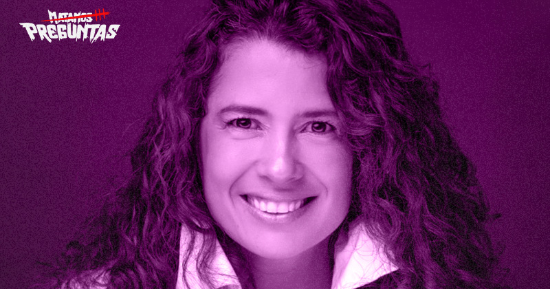 Isabela Echeverry Senior Discovery Officer de IDB Lab hablando de burnout en el podcast MatamosPreguntas